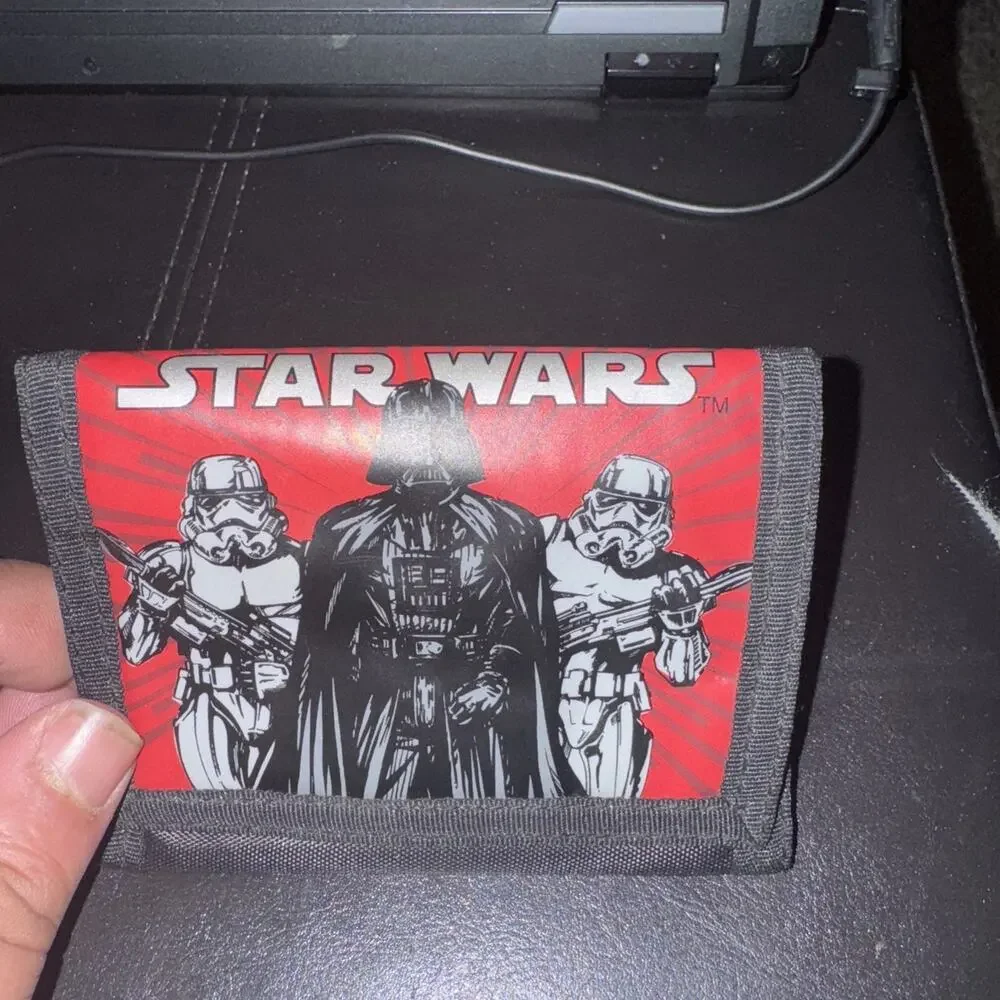 Star Wars Dark Vader And Storm Troopers Men’s Bi Fold Wallet
